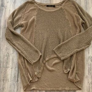 High low knit sweater